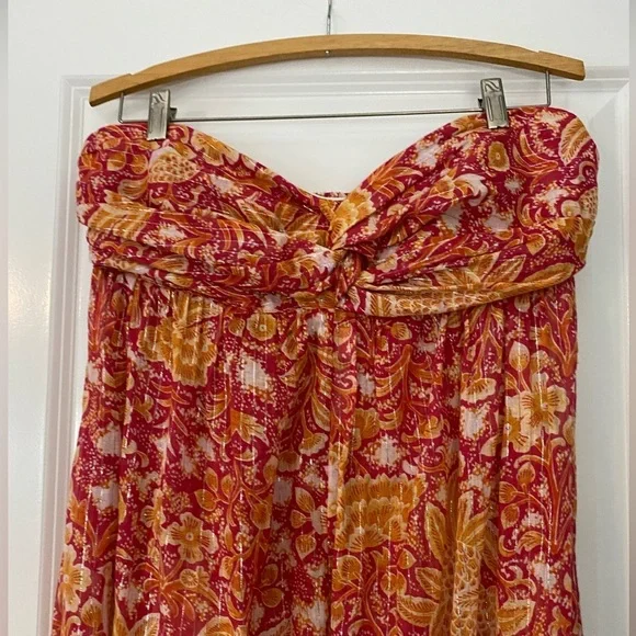 NWT Anthropologie Harem Strapless Woman’s Jumpsuit Size Large💕 - Picture 4 of 7